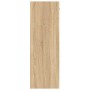 Armario almacenamiento madera contrachapada roble 60x29,5x90 cm