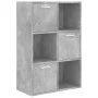 Aufbewahrungsschrank aus grauem Sperrholz, 60 x 29,5 x 90 cm von vidaXL, Bücherregale und Regale - Ref: Foro24-801138, Preis:...