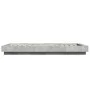 Concrete gray engineered wood bed frame 75x190 cm by vidaXL, Beds and slatted bases - Ref: Foro24-3281248, Price: 119,83 €, D...