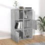 Aufbewahrungsschrank aus grauem Sperrholz, 60 x 29,5 x 90 cm von vidaXL, Bücherregale und Regale - Ref: Foro24-801138, Preis:...