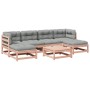 Set de sofás jardín 7 pzas con cojines madera abeto Douglas de vidaXL, Conjuntos de jardín - Ref: Foro24-3295824, Precio: 433...