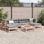 7-piece garden sofa set with Douglas fir wood cushions by vidaXL, Garden sets - Ref: Foro24-3295824, Price: 555,27 €, Discoun...