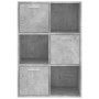 Aufbewahrungsschrank aus grauem Sperrholz, 60 x 29,5 x 90 cm von vidaXL, Bücherregale und Regale - Ref: Foro24-801138, Preis:...