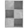 Aufbewahrungsschrank aus grauem Sperrholz, 60 x 29,5 x 90 cm von vidaXL, Bücherregale und Regale - Ref: Foro24-801138, Preis:...