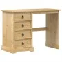 Corona Schminktisch aus massivem Kiefernholz 104x47x75 cm von vidaXL, Schreibtische - Ref: Foro24-4005684, Preis: 150,78 €, R...