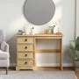 Corona dressing table solid pine wood 104x47x75 cm by vidaXL, Desks - Ref: Foro24-4005684, Price: 150,62 €, Discount: %