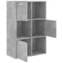 Aufbewahrungsschrank aus grauem Sperrholz, 60 x 29,5 x 90 cm von vidaXL, Bücherregale und Regale - Ref: Foro24-801138, Preis:...