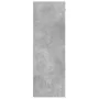 Aufbewahrungsschrank aus grauem Sperrholz, 60 x 29,5 x 90 cm von vidaXL, Bücherregale und Regale - Ref: Foro24-801138, Preis:...