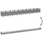 Planter with pegs PP light gray 363.5x43.5x43.5 cm by vidaXL, Pots and planters - Ref: Foro24-368028, Price: 119,44 €, Discou...