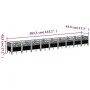 Planter with pegs PP light gray 363.5x43.5x43.5 cm by vidaXL, Pots and planters - Ref: Foro24-368028, Price: 95,64 €, Discoun...