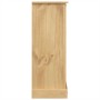 Cómoda cajonera Corona madera maciza de pino 80x43x114 cm