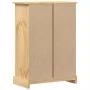 Cómoda cajonera Corona madera maciza de pino 80x43x114 cm de vidaXL, Baúles de almacenamiento - Ref: Foro24-4005671, Precio: ...