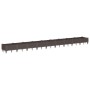 Planter with pegs PP brown 362.5x42.5x28.5 cm by vidaXL, Pots and planters - Ref: Foro24-368021, Price: 100,16 €, Discount: %
