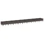 Planter with pegs PP brown 362.5x42.5x28.5 cm by vidaXL, Pots and planters - Ref: Foro24-368021, Price: 95,38 €, Discount: %