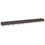 Planter with pegs PP brown 362.5x42.5x28.5 cm by vidaXL, Pots and planters - Ref: Foro24-368021, Price: 100,16 €, Discount: %