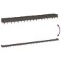Planter with pegs PP brown 362.5x42.5x28.5 cm by vidaXL, Pots and planters - Ref: Foro24-368021, Price: 95,38 €, Discount: %