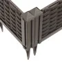 Planter with pegs PP brown 362.5x42.5x28.5 cm by vidaXL, Pots and planters - Ref: Foro24-368021, Price: 95,38 €, Discount: %