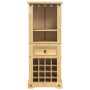 Corona wine rack furniture solid pine wood 56x35x120 cm by vidaXL, Wine and liquor cabinets - Ref: Foro24-4005686, Price: 169...