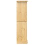 Mueble botellero Corona madera maciza de pino 56x35x120 cm