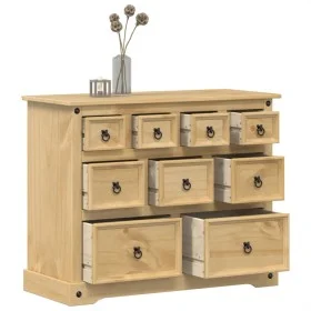 Corona Kommode aus massivem Kiefernholz 103x46x83 cm von vidaXL, Aufbewahrungskisten - Ref: Foro24-4005678, Preis: 216,32 €, ...
