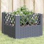 Planter with pegs PP gray 43.5x43.5x43.5 cm by vidaXL, Pots and planters - Ref: Foro24-368009, Price: 24,19 €, Discount: %