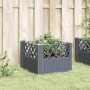 Pflanzgefäß mit Stiften PP grau 43,5x43,5x43,5 cm von vidaXL, Töpfe und Pflanzgefäße - Ref: Foro24-368009, Preis: 26,18 €, Ra...