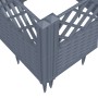 Pflanzgefäß mit Stiften PP grau 43,5x43,5x43,5 cm von vidaXL, Töpfe und Pflanzgefäße - Ref: Foro24-368009, Preis: 26,18 €, Ra...
