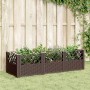 Pflanzgefäß mit braunen PP-Heringen 123,5 x 43,5 x 43,5 cm von vidaXL, Töpfe und Pflanzgefäße - Ref: Foro24-368016, Preis: 55...