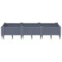 Pflanzgefäß mit grauen PP-Heringen 125 x 40 x 28,5 cm von vidaXL, Töpfe und Pflanzgefäße - Ref: Foro24-368014, Preis: 48,92 €...