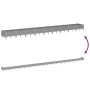 Planter with pegs PP light gray 362.5x42.5x28.5 cm by vidaXL, Pots and planters - Ref: Foro24-368023, Price: 93,17 €, Discoun...