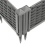 Planter with pegs PP light gray 362.5x42.5x28.5 cm by vidaXL, Pots and planters - Ref: Foro24-368023, Price: 77,90 €, Discoun...
