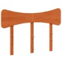 Solid wax brown pine wood bed headboard 120 cm by vidaXL, Headboards and footboards - Ref: Foro24-844788, Price: 38,16 €, Dis...