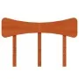 Solid wax brown pine wood bed headboard 120 cm by vidaXL, Headboards and footboards - Ref: Foro24-844788, Price: 32,08 €, Dis...