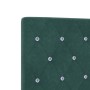 Estructura de cama Verde oscuro 100 x 200 cm Terciopelo