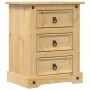 Mesita de noche Corona madera maciza de pino 53x39x66 cm de vidaXL, Mesitas de noche - Ref: Foro24-4005659, Precio: 89,96 €, ...