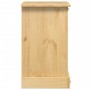 Mesita de noche Corona madera maciza de pino 53x39x66 cm