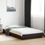 Bed frame with LED lights black engineered wood 100x200cm by vidaXL, Beds and slatted bases - Ref: Foro24-3281113, Price: 160...