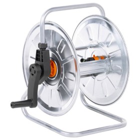 Carrete de pared para manguera de 50 m 1/2" acero de vidaXL, Soporte de manguera de jardín - Ref: Foro24-4005278, Precio: 69,...