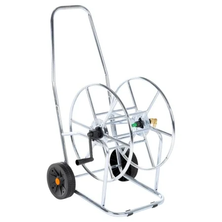 80 m 3/4" Stahlschlauchwagen von vidaXL, Gartenschlauchhalter - Ref: Foro24-4005284, Preis: 216,94 €, Rabatt: %