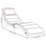 Lounger with red cushion solid acacia wood by vidaXL, Loungers - Ref: Foro24-367637, Price: 169,82 €, Discount: %