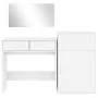 White Engineered Wood 3-Piece Vanity Set by vidaXL, Bedroom furniture sets - Ref: Foro24-3276518, Price: 149,14 €, Discount: %