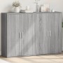 Sideboards 2 pcs Sonoma gray engineered wood 60x31x84 cm by vidaXL, Sideboards - Ref: Foro24-3276572, Price: 161,38 €, Discou...