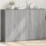 Sideboards 2 pcs Sonoma gray engineered wood 60x31x84 cm by vidaXL, Sideboards - Ref: Foro24-3276572, Price: 158,50 €, Discou...