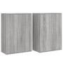 Sideboards 2 pcs Sonoma gray engineered wood 60x31x84 cm by vidaXL, Sideboards - Ref: Foro24-3276572, Price: 161,38 €, Discou...