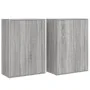 Sideboards 2 pcs Sonoma gray engineered wood 60x31x84 cm by vidaXL, Sideboards - Ref: Foro24-3276572, Price: 158,50 €, Discou...