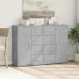Sideboards 2 pcs concrete gray engineered wood 60x31x84 cm by vidaXL, Sideboards - Ref: Foro24-3276591, Price: 177,01 €, Disc...