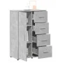 Sideboards 2 pcs concrete gray engineered wood 60x31x84 cm by vidaXL, Sideboards - Ref: Foro24-3276591, Price: 177,01 €, Disc...