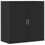 Sideboards 2 units black engineered wood 79x38x80 cm by vidaXL, Sideboards - Ref: Foro24-3276603, Price: 189,28 €, Discount: %