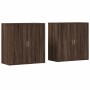 Sideboards 2 pcs oak brown engineered wood 79x38x80 cm by vidaXL, Sideboards - Ref: Foro24-3276608, Price: 167,19 €, Discount: %