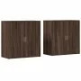 Sideboards 2 Stk. Eichenholzwerkstoff braun 79x38x80 cm von vidaXL, Sideboards - Ref: Foro24-3276608, Preis: 164,54 €, Rabatt: %